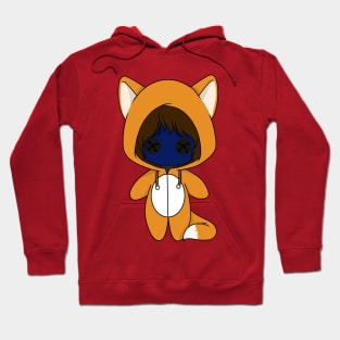 creepypasta eyeless ajck fox costume doll Hoodie